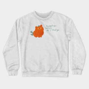 sw affirmative pumpkin cat Crewneck Sweatshirt